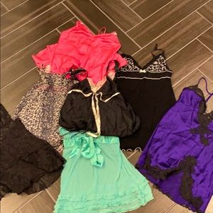 BUNDLE Lingerie 7 Pcs - XS/S - Babydoll & Chemise